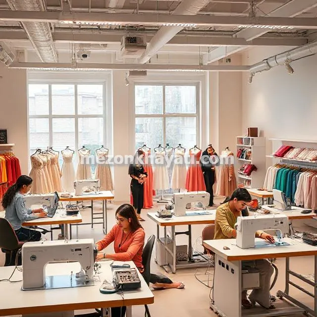 مزون و آموزشگاه خیاطی در تهران سعادت‌آباد